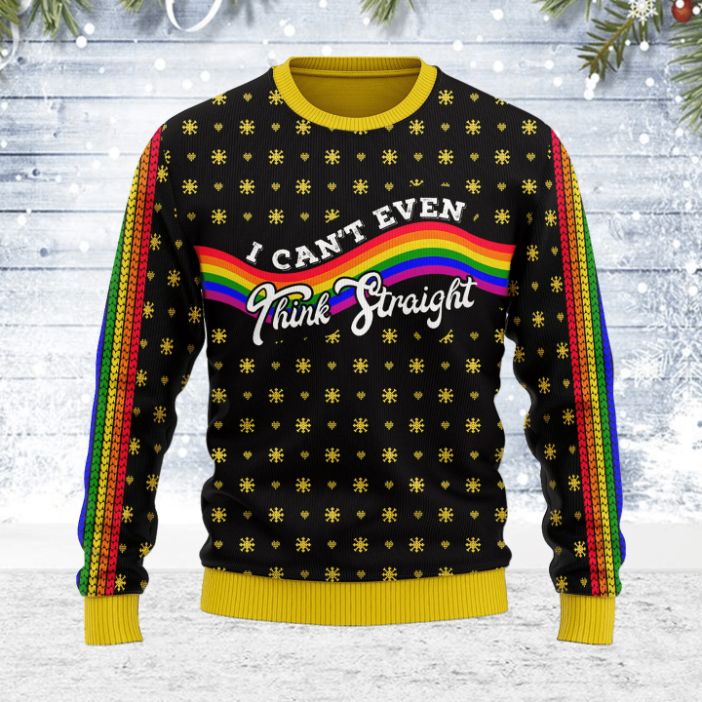 Rainbow LGBT Flag All Over Printed Sweater