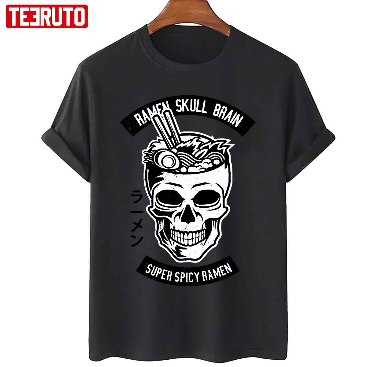 Ramen Skull Brain Send Noods Unisex T-Shirt