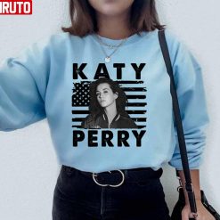 Retro American Flag Katy Perry Music Unisex Sweatshirt