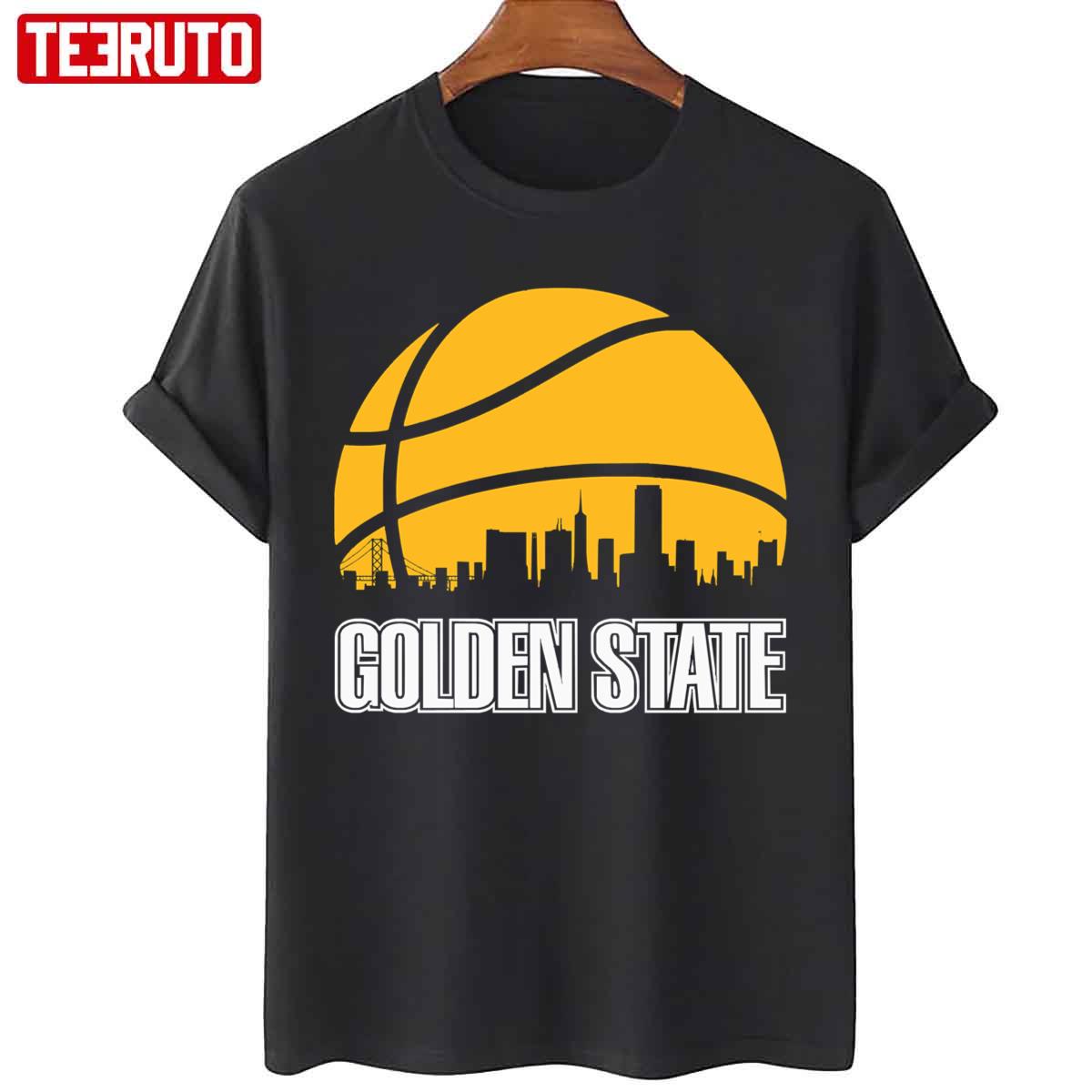 Retro Warriors Basketball Golden State SF City Skyline Unisex T-Shirt