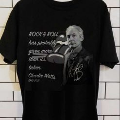 Rip Charlie Watts Rolling Stones Unisex T-Shirt Vintage