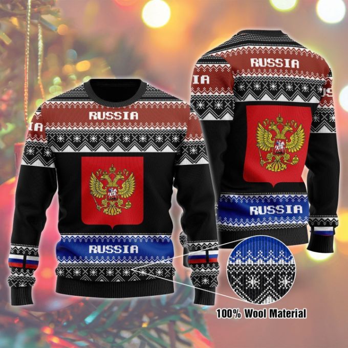 Russia 3D Sweater