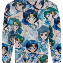 Sailor Mercury 3D Sweater