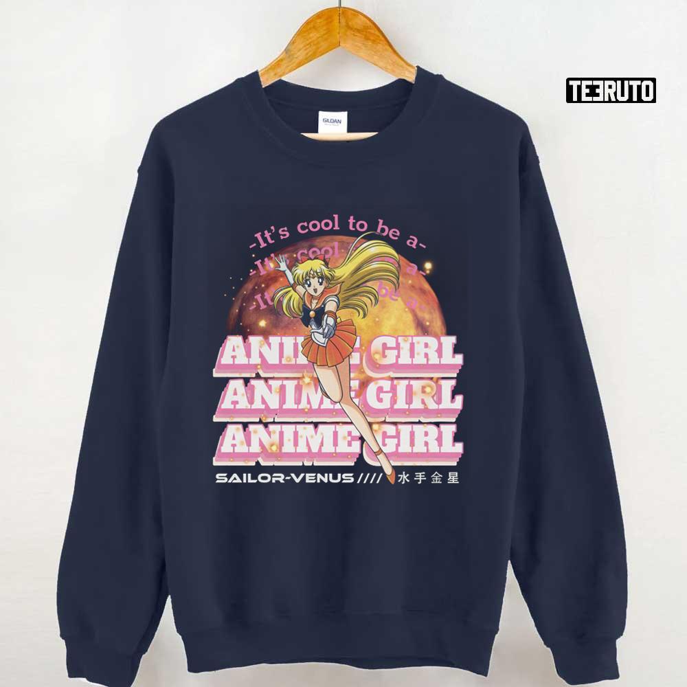Sailor Venus Anime Girl Sailor Moon Vintage 90s Unisex Sweatshirt