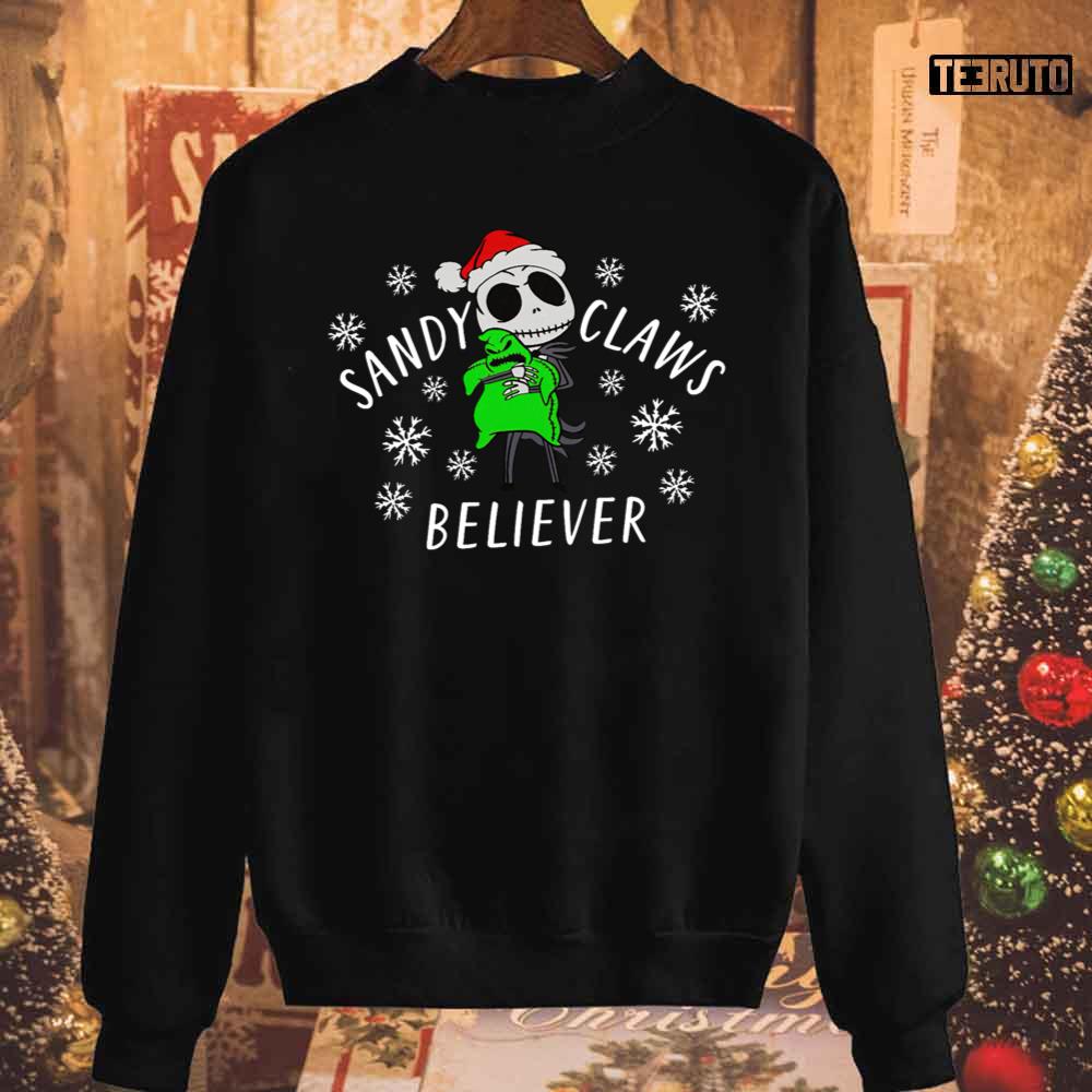 Sandy Claws Believer Nightmare Before Christmas Jack Unisex Sweatshirt