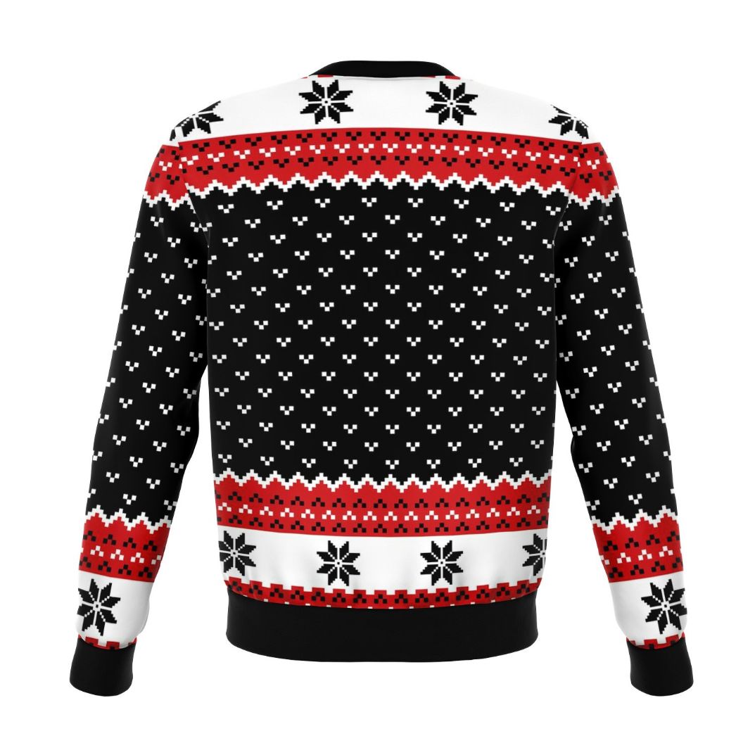 Santa Is Coming All Over Printed Sweater