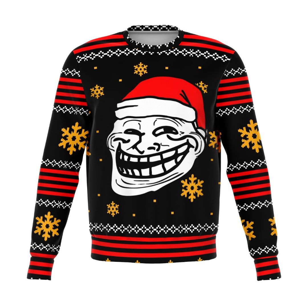 Santa Troll Meme All Over Printed Sweater