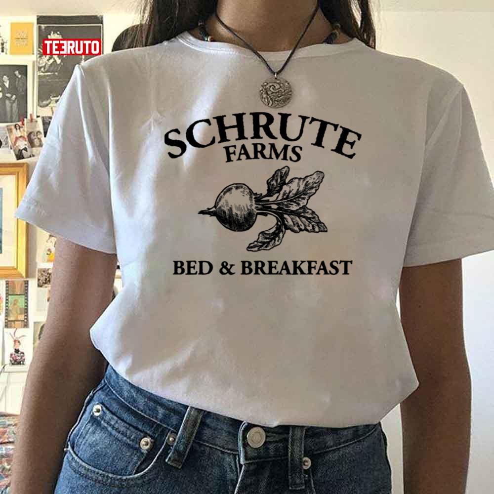 Schrute Farms Bed And Breakfast The Office Womens Junior Fit Shirt 