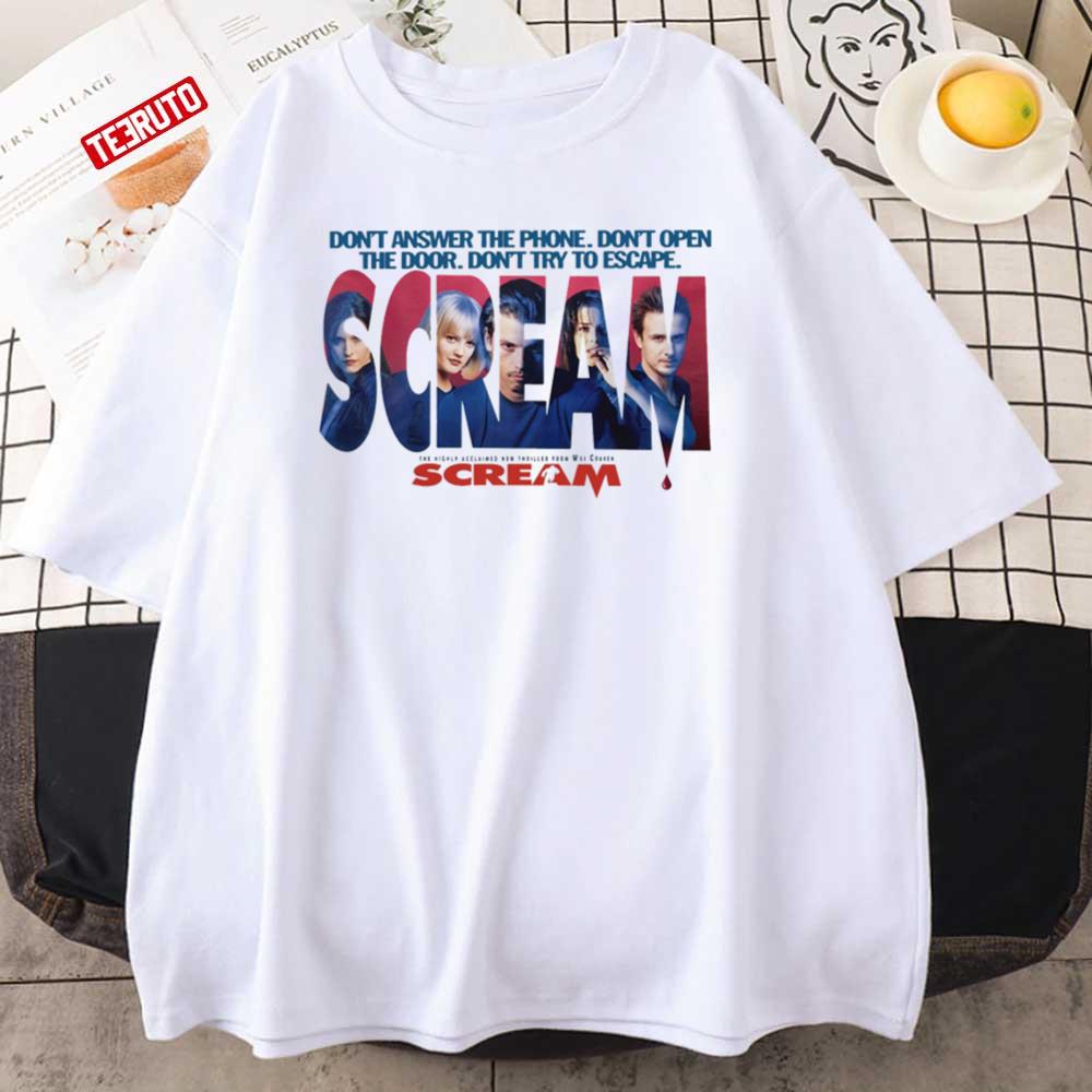 Scream Retro 90s Cult Horror Film Unisex T-Shirt