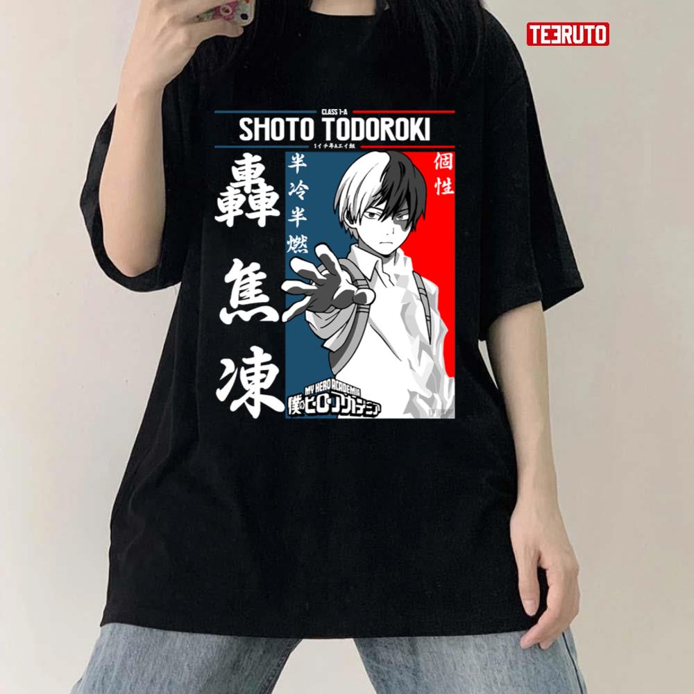 Shoto Todoroki My Hero Academia Japanese Style Unisex T-Shirt