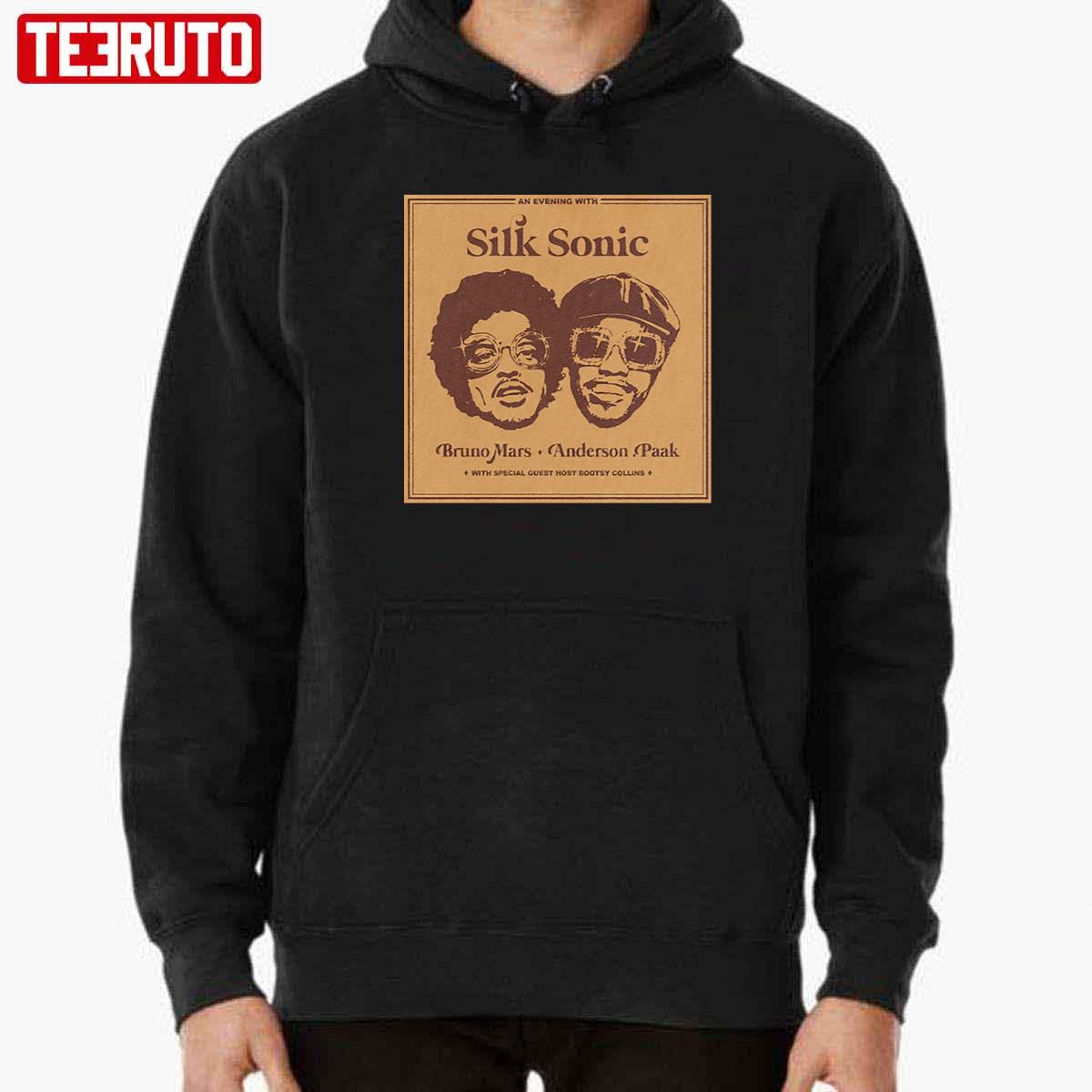 Silk Sonic Bruno Mars and Anderson Paak Unisex T-Shirt Hoodie