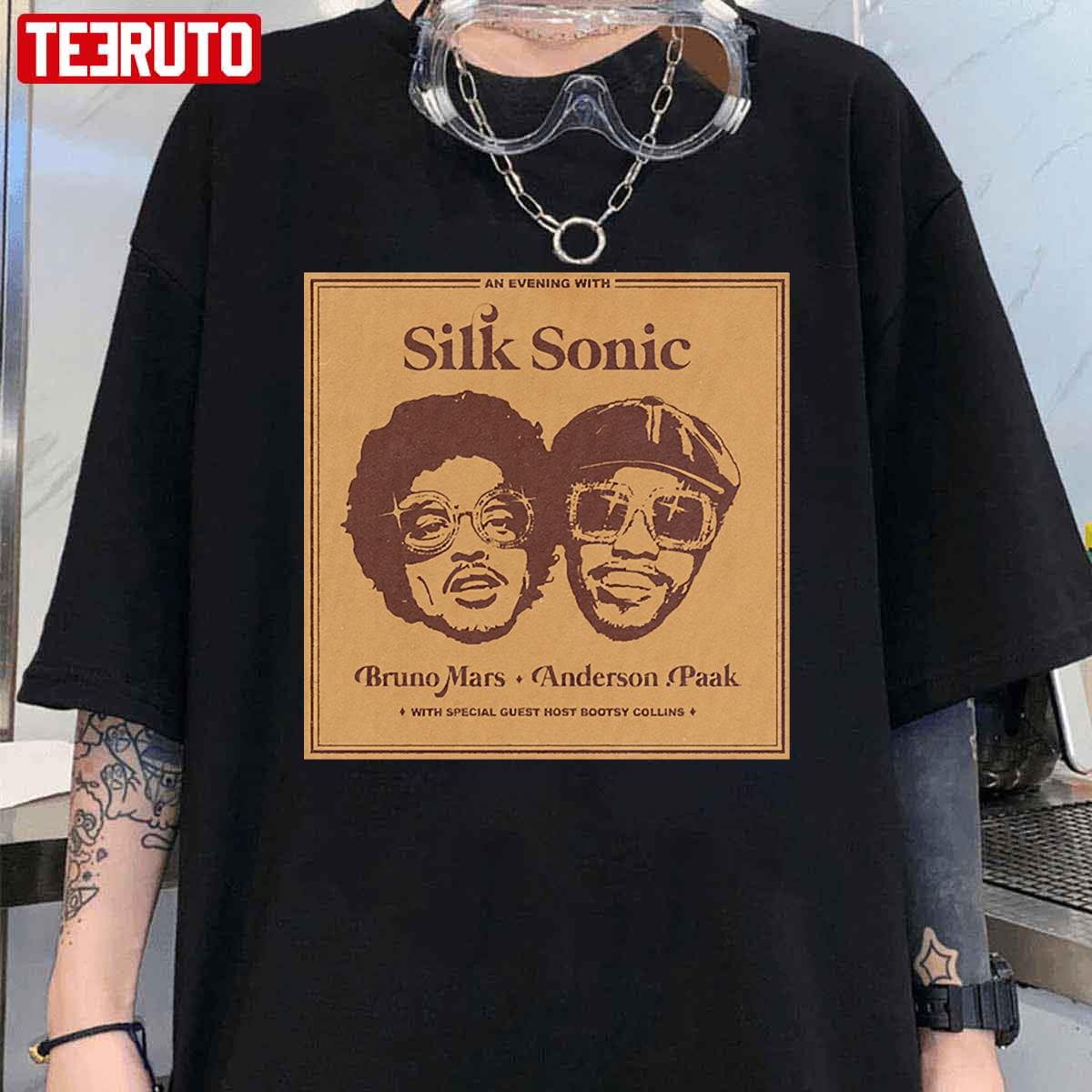 Silk Sonic Bruno Mars and Anderson Paak Unisex T-Shirt