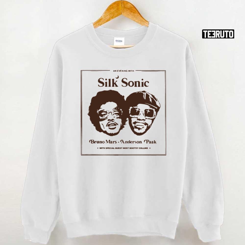 Silk Sonic Bruno Mars Anderson Paak Unisex T-Shirt Sweatshirt