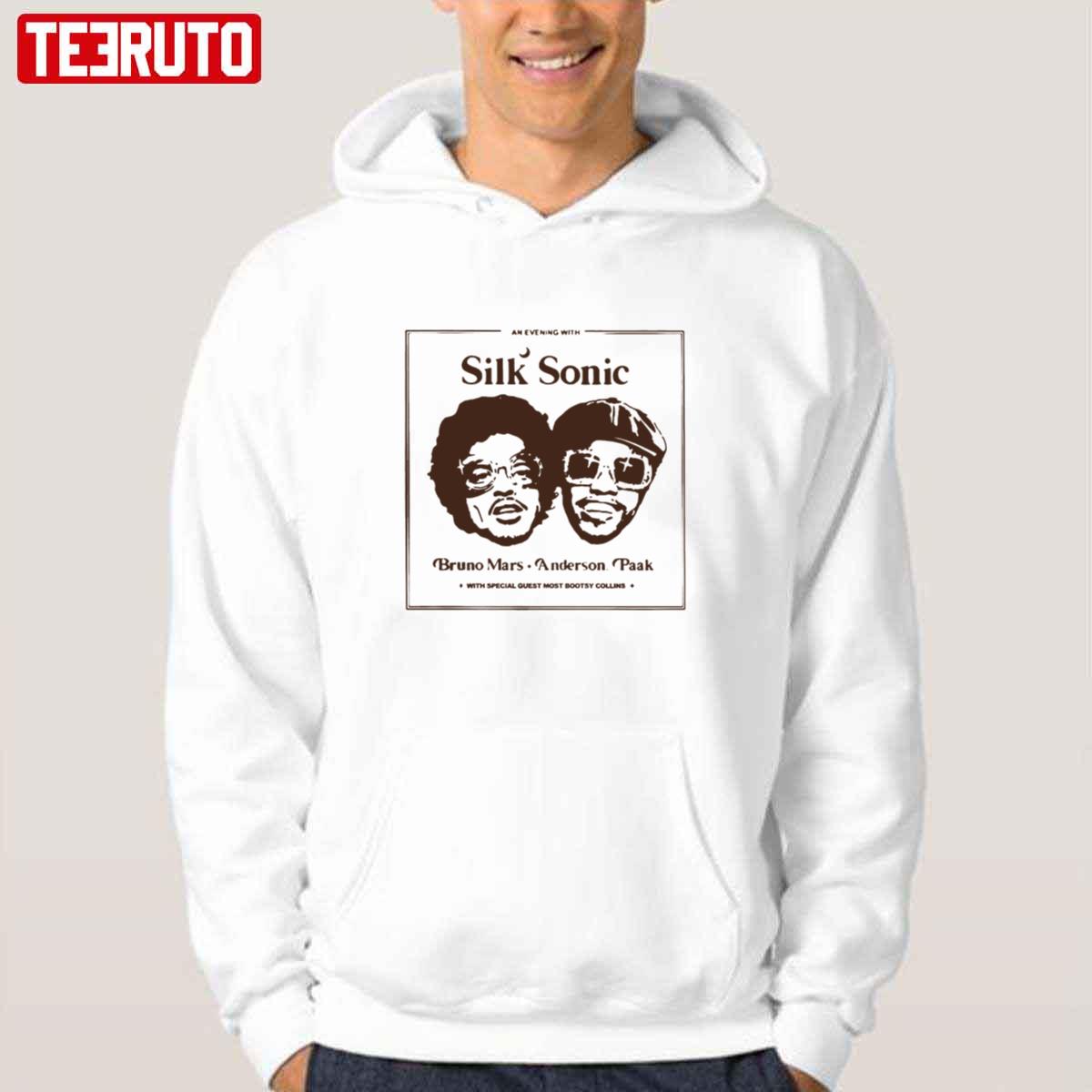 Silk Sonic Bruno Mars Anderson Paak Unisex T-Shirt Hoodie
