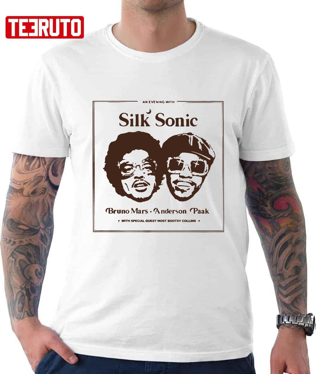 Silk Sonic Bruno Mars Anderson Paak Unisex T-Shirt
