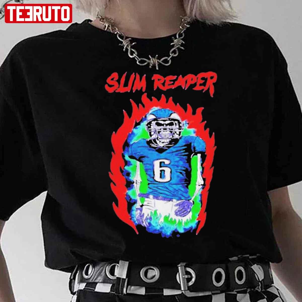 Slim Reaper DeVonta Smith Philadelphia Eagles Unisex T-Shirt