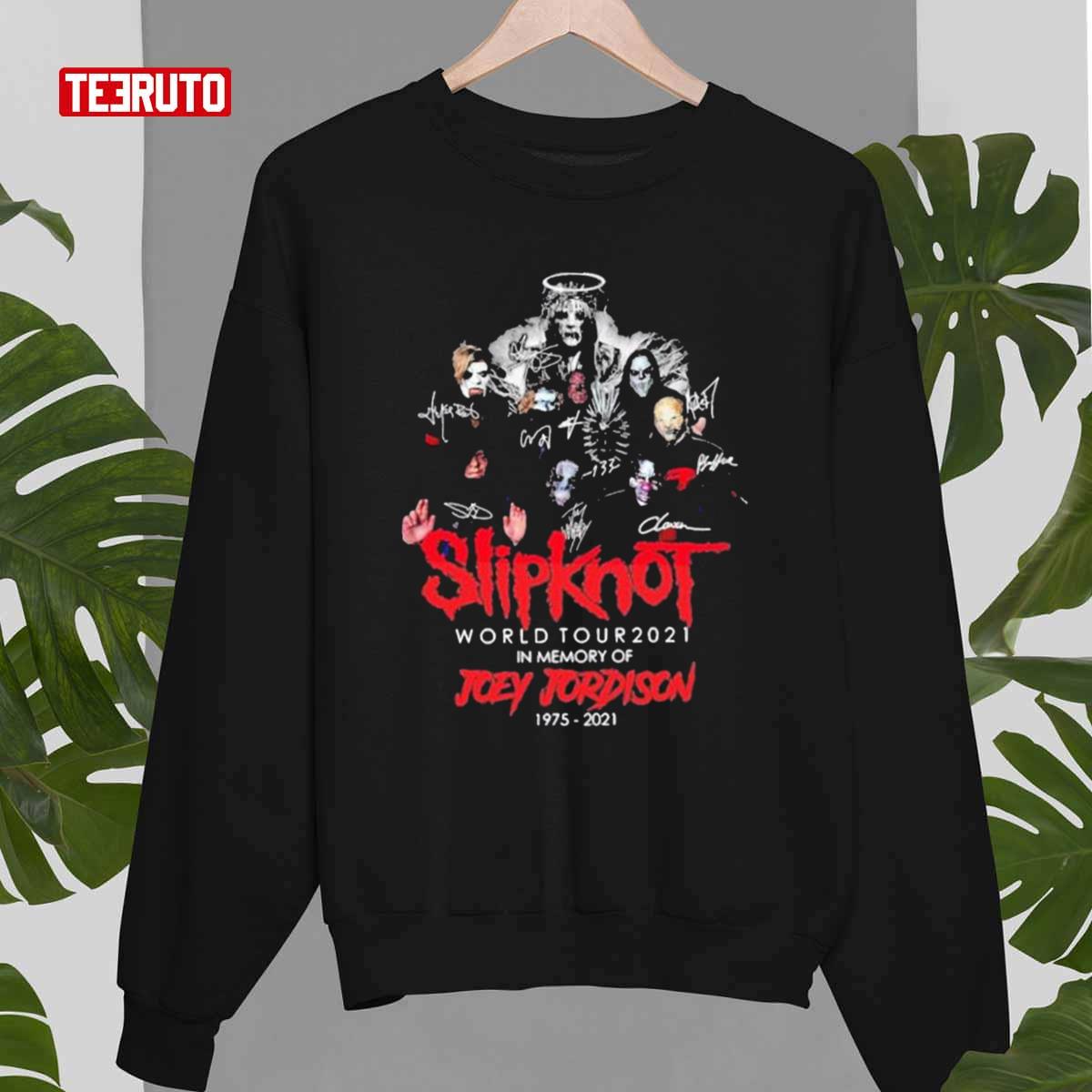 Slipknot World Tour 2021 In Memory Of Joey Jordison 1975 2021 Unisex T-Shirt