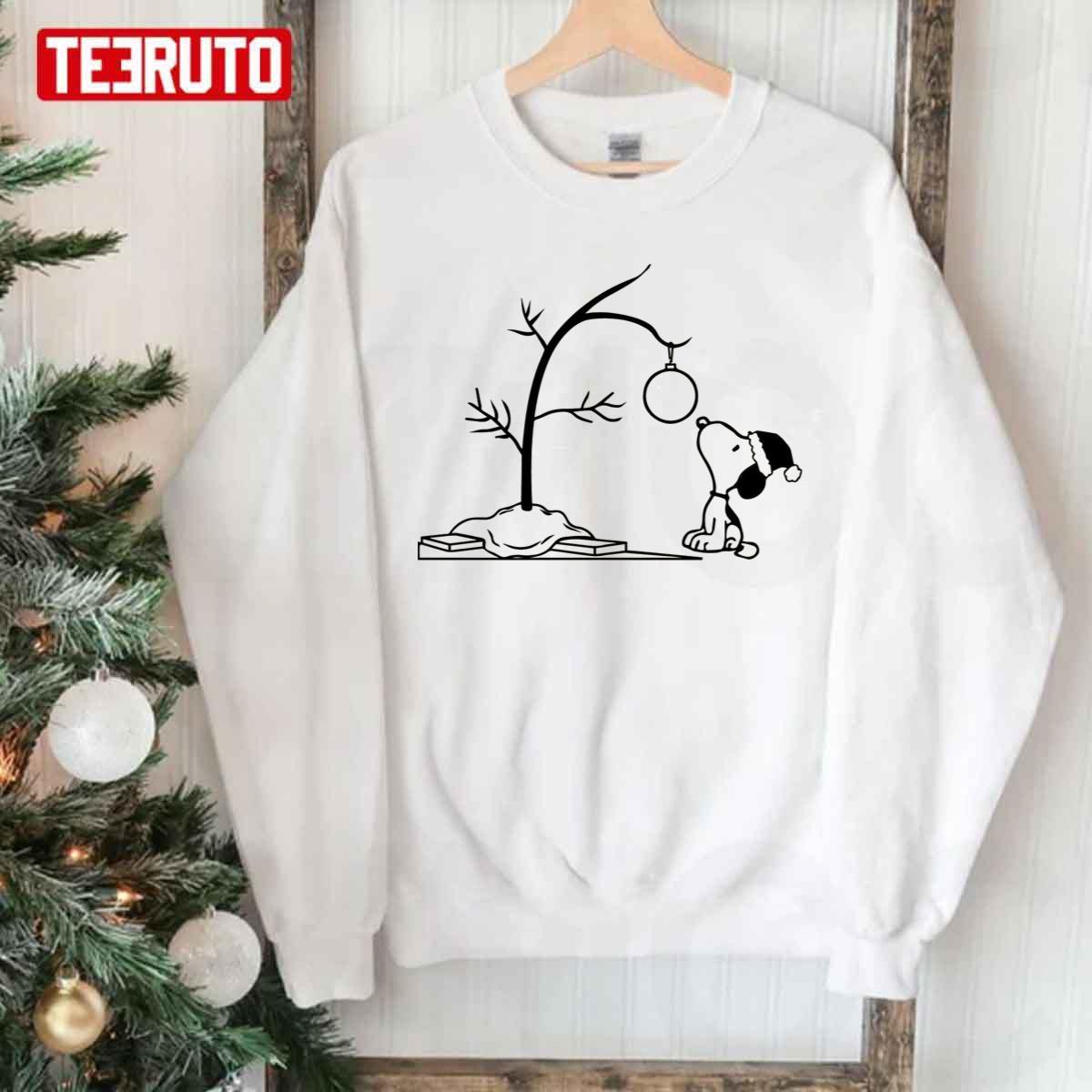 Snoopy Charlie Brown Christmas Tree Unisex Sweatshirt