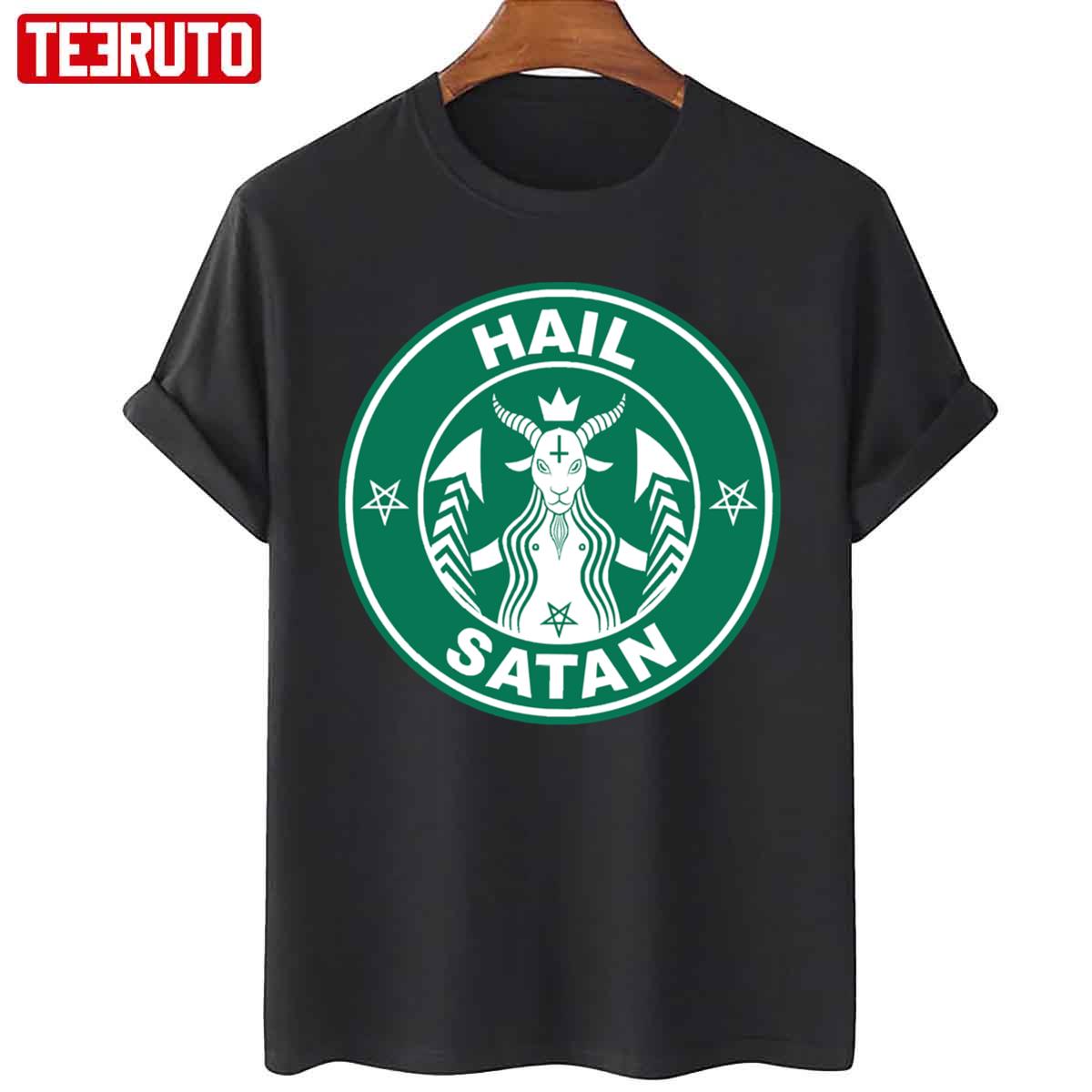 Starbucks Holiday Coffee Hail Satan Unisex T-Shirt