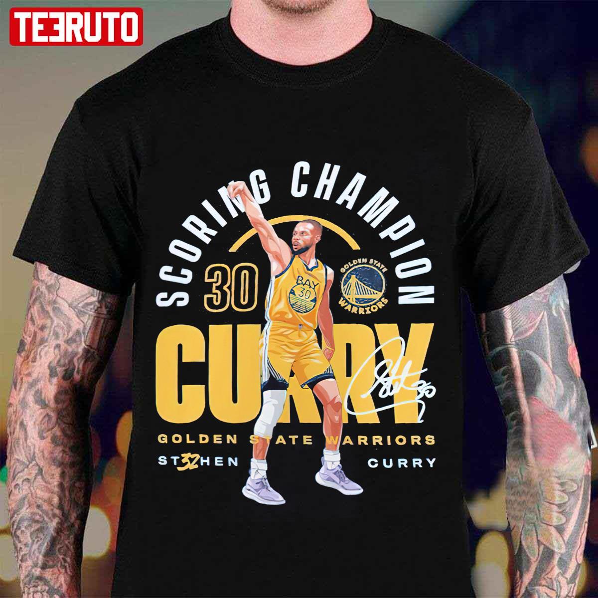 Stephen Curry Golden State Warriors 2021 NBA Scoring Champion Unisex T-Shirt