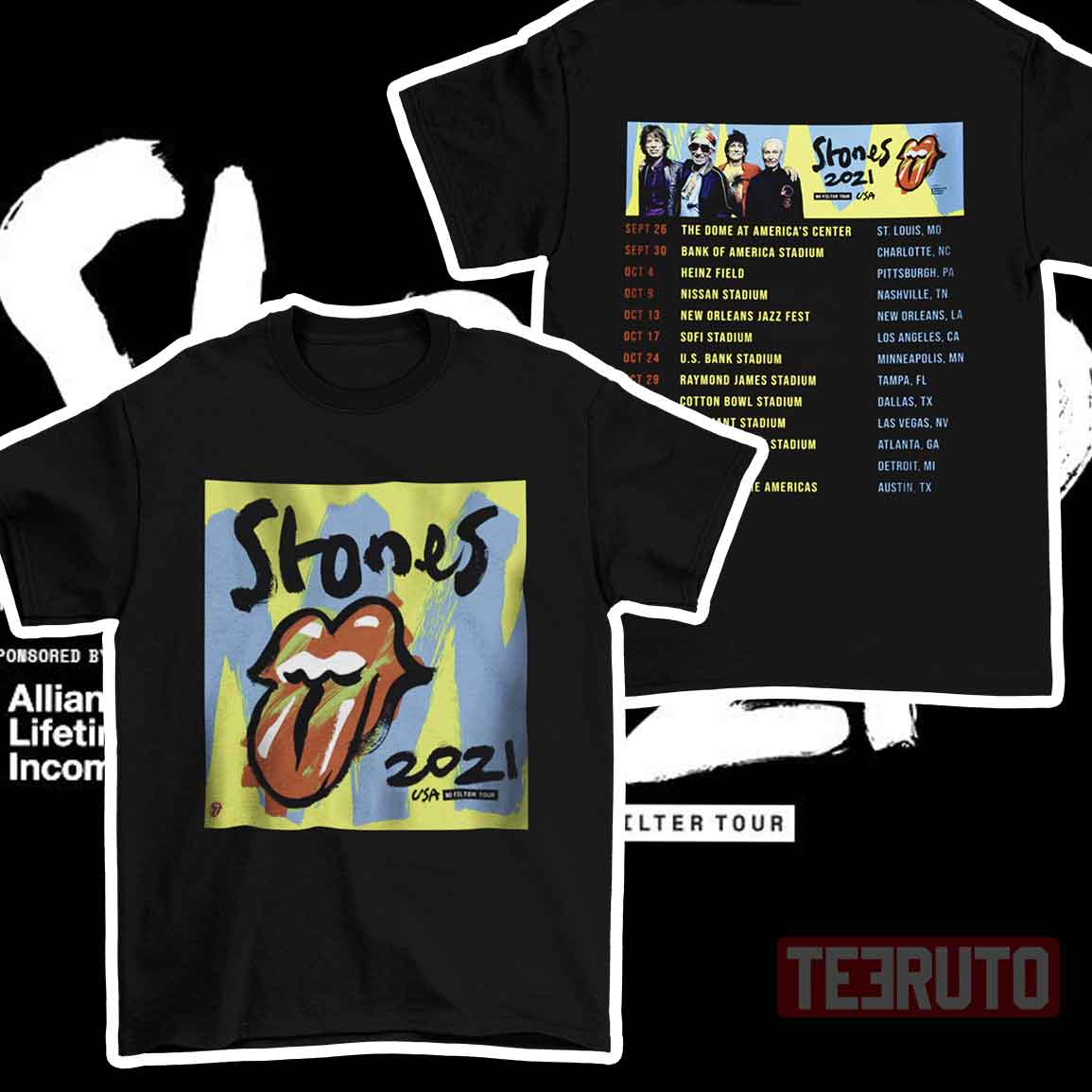 Stones 2021 No Filter Tour The Rolling Stones Vintage Concert Unisex T-Shirt