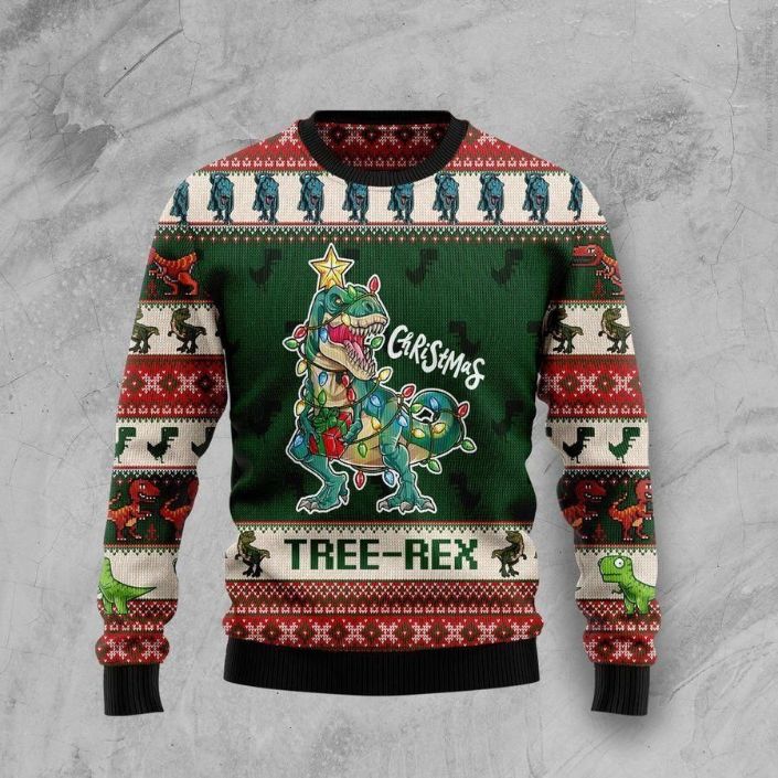 Sweater 3D Christmas Tree Rex