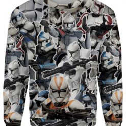 Sweater 3D Xmas Clone Troopers