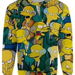 Sweater Charles Montgomery Burns 3D Xmas