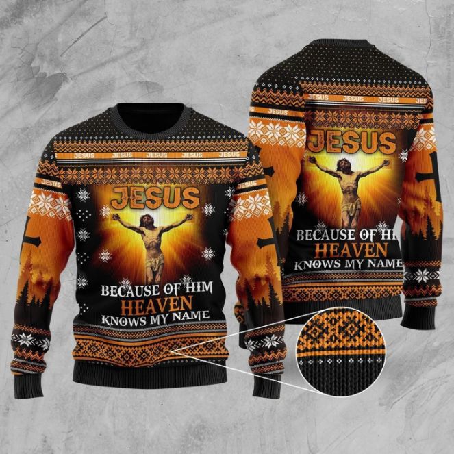 Sweater Xmas 3D Christian Jesus Easter