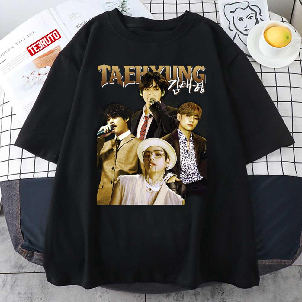 Taehyung Bangtan Kpop Korean Bootleg Vintage Style Unisex T-Shirt