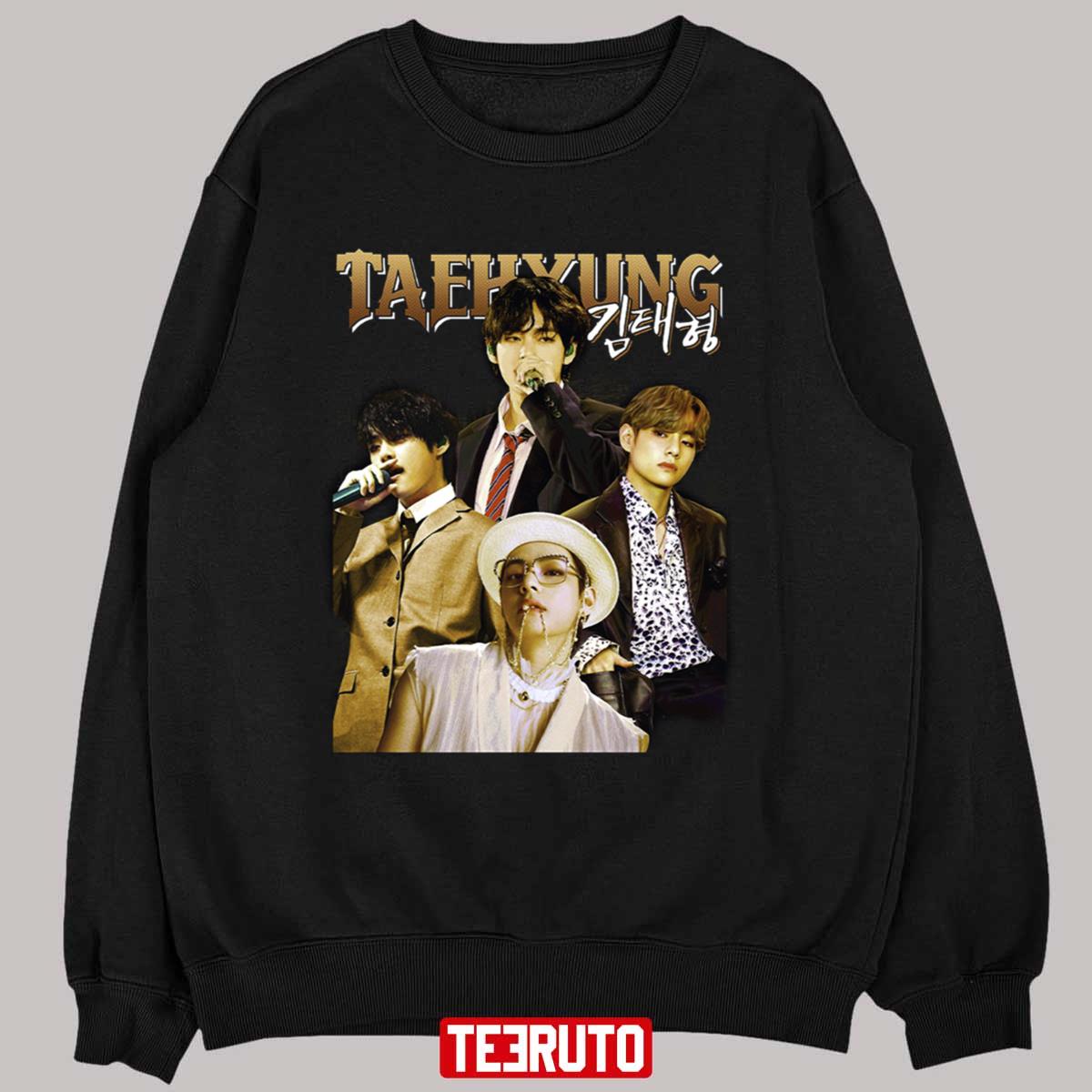 Taehyung Bangtan Kpop Korean Bootleg Vintage Style Unisex T-Shirt - Teeruto