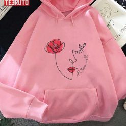 Taylor’s Version Merch Red Simple Draw Line Unisex Hoodie