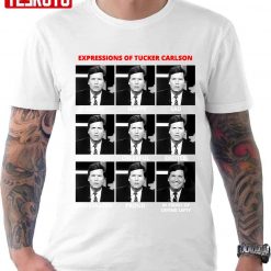 The Expressions Of Tucker Carlson Unisex T-Shirt