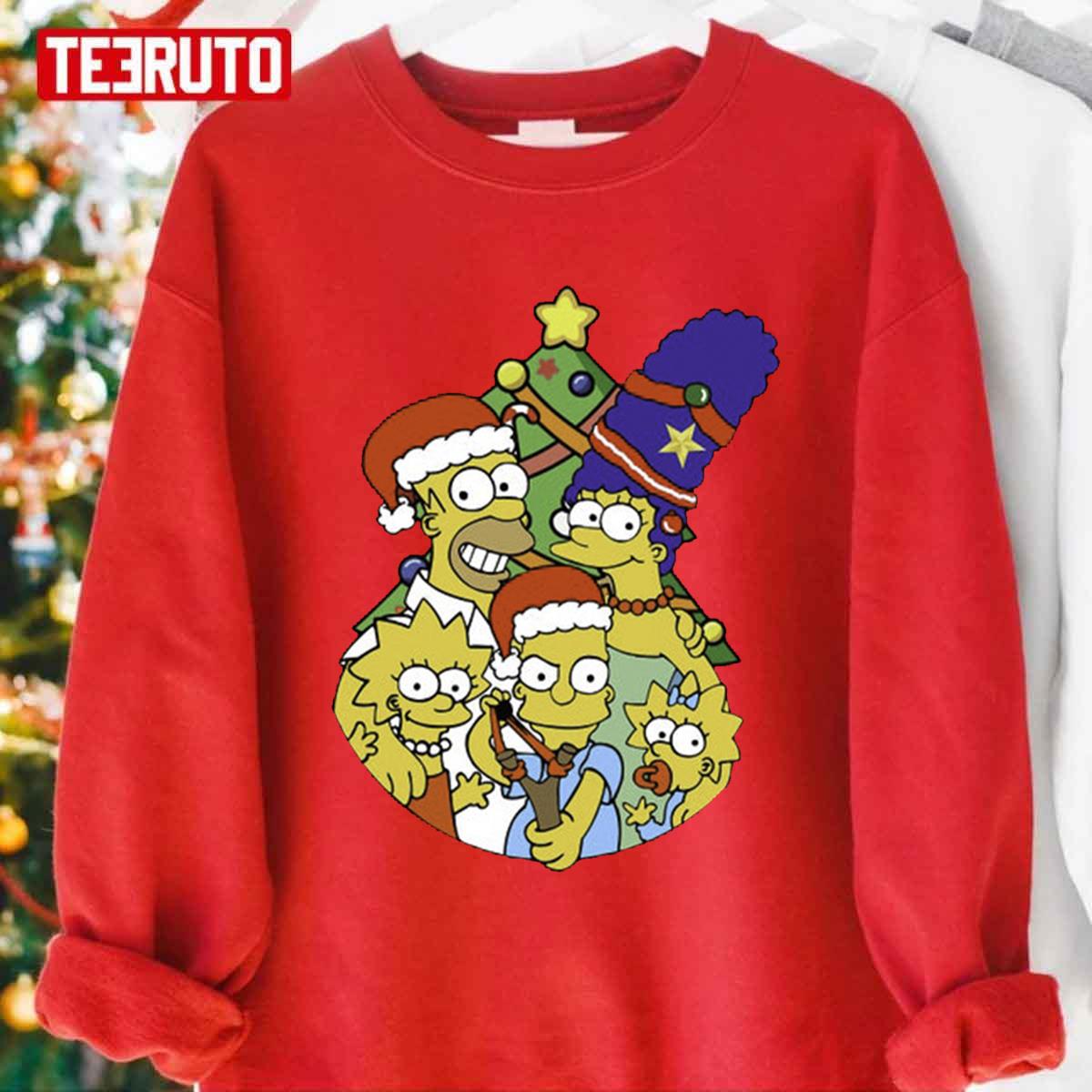 The Simpsons Family Christmas Unisex Sweatshirt