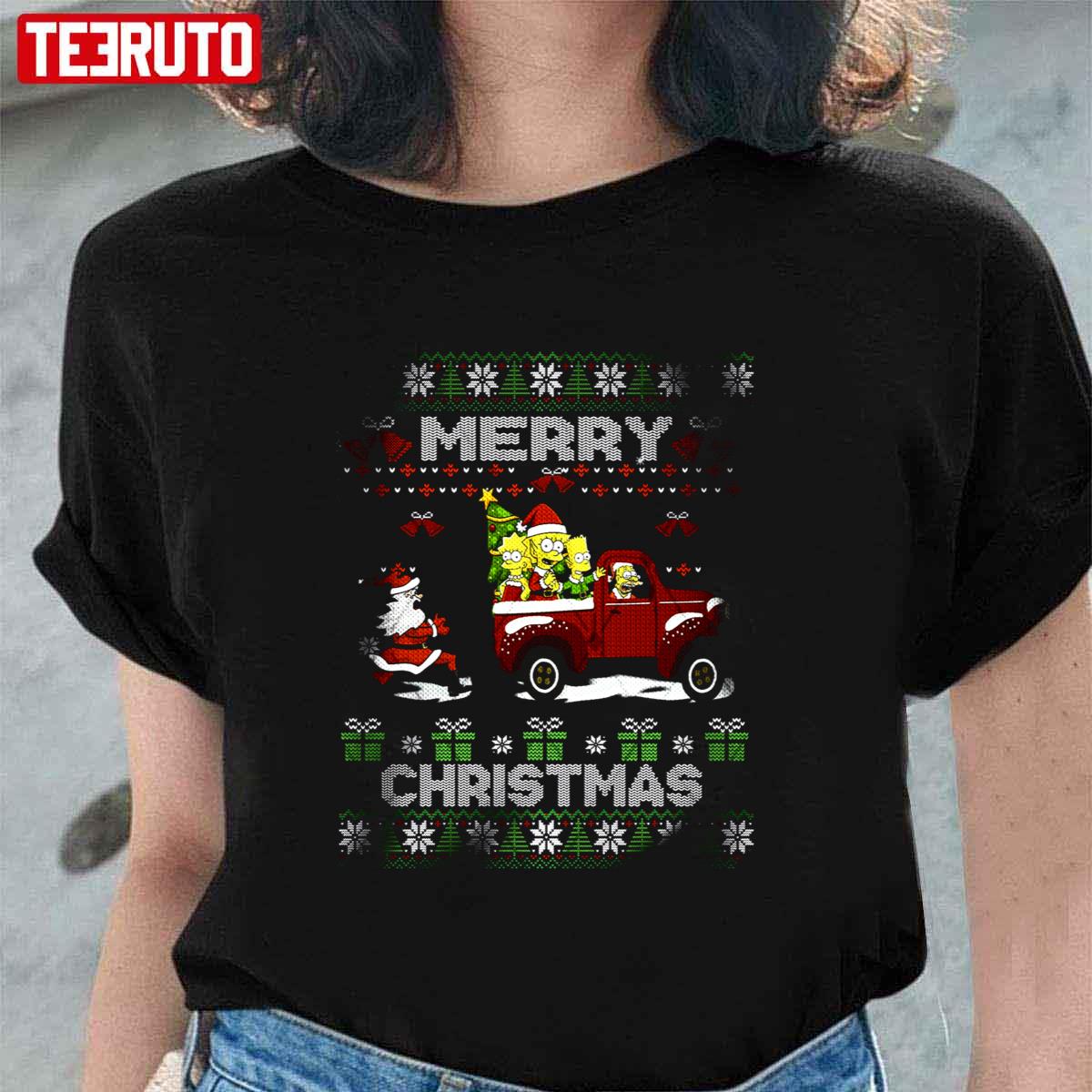 The Simpsons Ugly Christmas Unisex T-Shirt