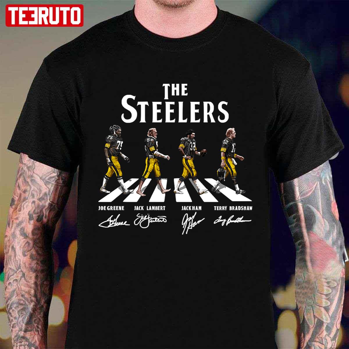 The Steelers Abbey Road Signatures Unisex T-Shirt