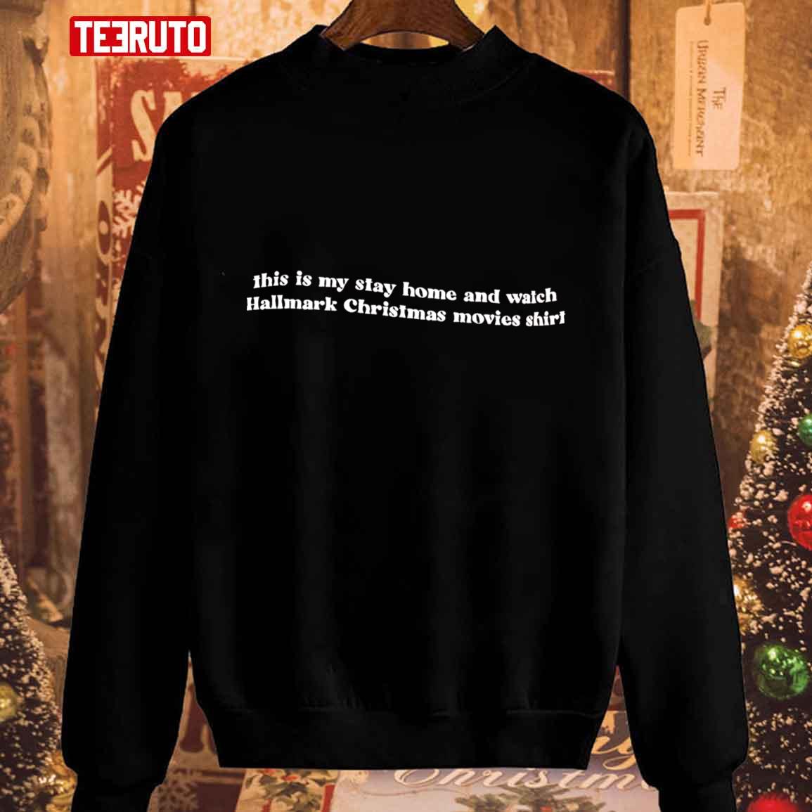 hallmark watching sweatshirt