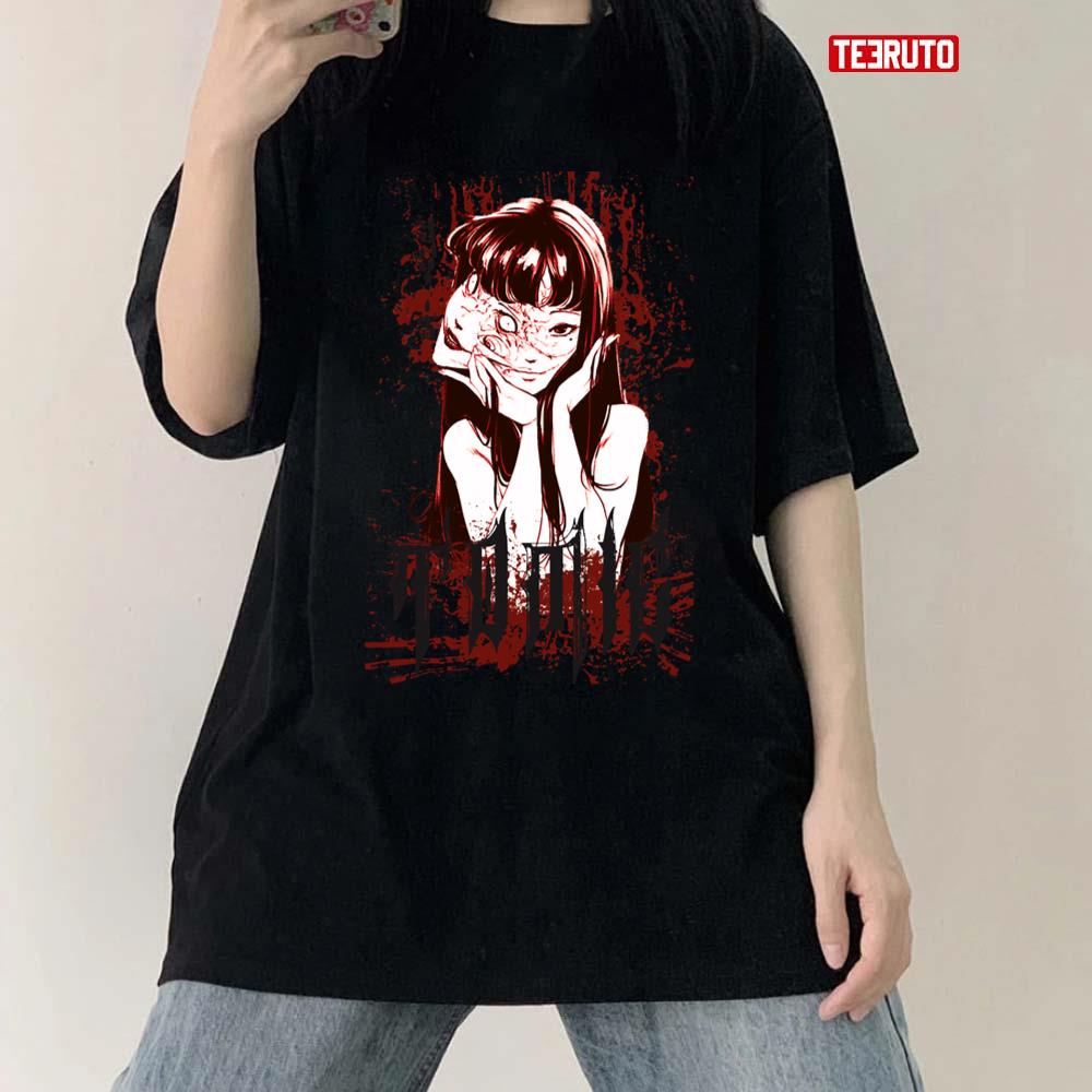 Tomie Two Faces Horror Anime Unisex T-Shirt