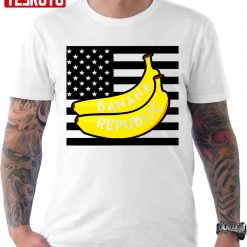 USA Banana Republican Capitol American Flag Unisex T-Shirt