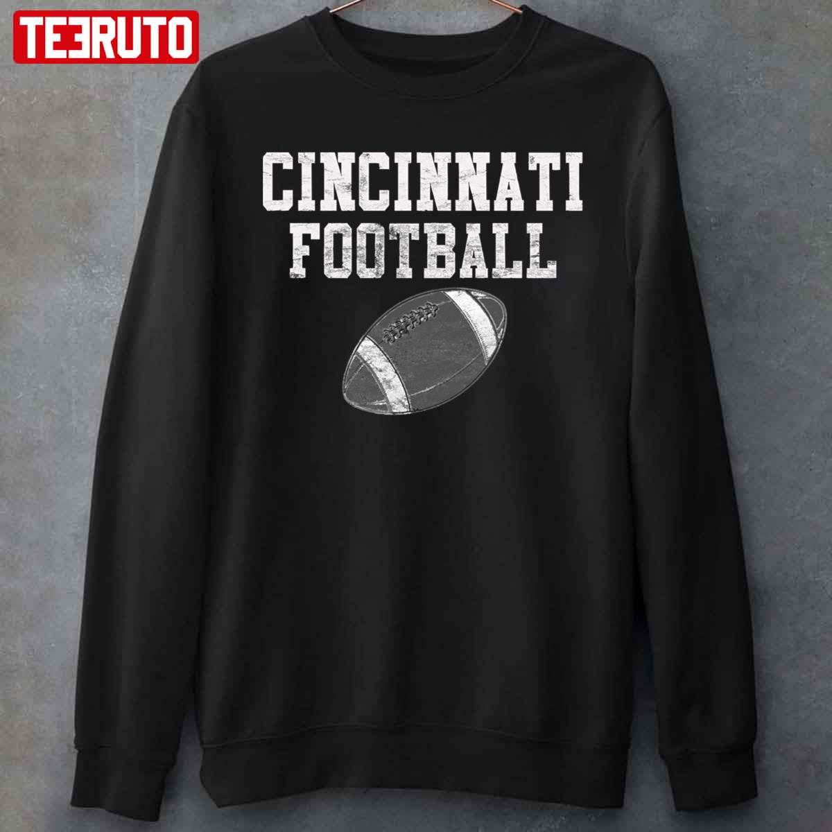 Vintage Cincinnati Football Unisex T-Shirt Sweatshirt