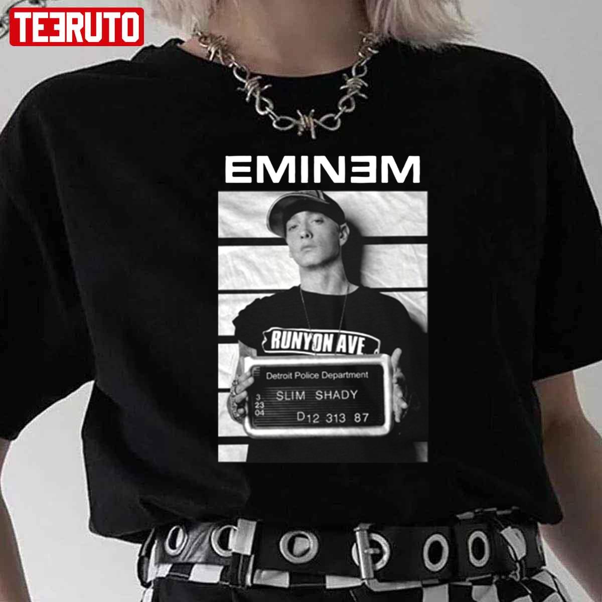 Vintage Eminem Mugshot Bloody Horror Unisex T-Shirt