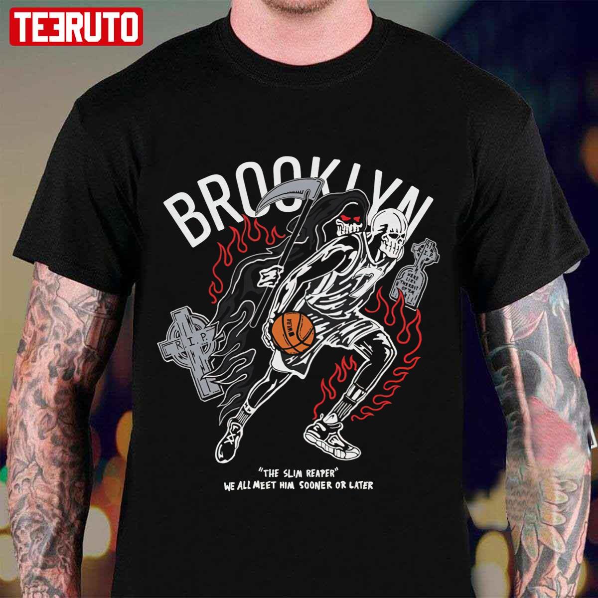 NBA-Brooklyn-Nets-Kevin-Durant-T-Shirt-Washed - Burned Sports