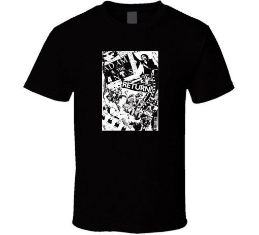 Adam And The Ants Antmusic Logo Unisex T-Shirt