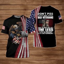 American Flag Eagles Animals Memorial Day Gift 3d T Shirt