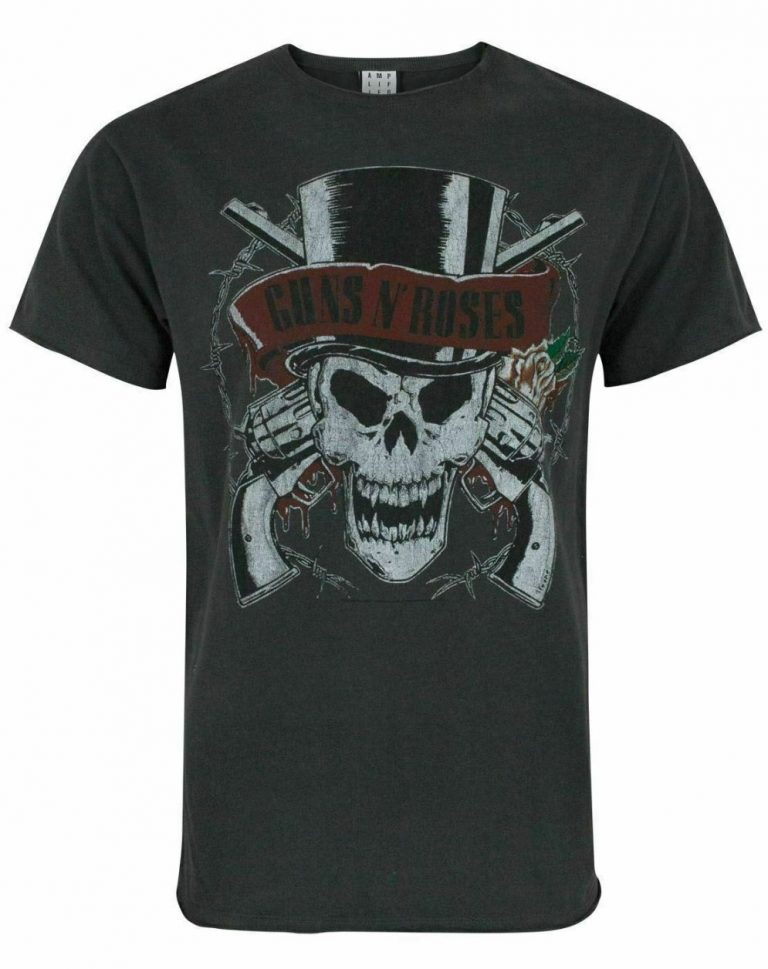 Amplified Guns N Roses Deaths Head Unisex T-Shirt - Teeruto