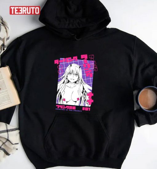 Anime Zero Two Waifu Censored Unisex T-Shirt