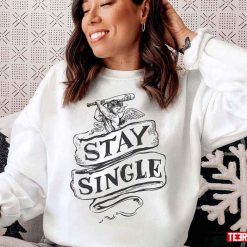 Anti Valentine Cupid Stay Single Unisex Sweatshirt