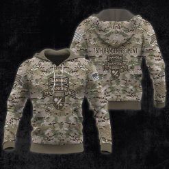 Army Ranger 75th Regiment Camouflage 3d Hoodie