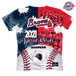 Atlanta Braves  2021 Champions 3d T-Shirt
