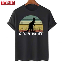 Australia G’day Mate Vintage Funny Kangaroo T-Shirt